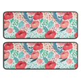thumbnail image 1 of Kitchen Rugs Sets Of 2,Pioneer Flower Floral Print Pattern Anti Fatigue Kitchen Mat Rugs Non Slip Washable,Decorative Kitchen Floor Mats for Kitchen,Sink,Laundry,17"x47"+17"x47", 1 of 5