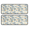 thumbnail image 1 of Kitchen Rugs Sets Of 2,Pioneer Flower Floral Print Pattern Anti Fatigue Kitchen Mat Rugs Non Slip Washable,Decorative Kitchen Floor Mats for Kitchen,Sink,Laundry,17"x47"+17"x47", 1 of 5