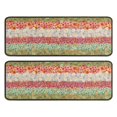 thumbnail image 1 of Kitchen Rugs Sets Of 2,Pioneer Flower Floral Print Pattern Anti Fatigue Kitchen Mat Rugs Non Slip Washable,Decorative Kitchen Floor Mats for Kitchen,Sink,Laundry,17"x47"+17"x47", 1 of 5