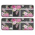 thumbnail image 1 of Kitchen Rugs Sets Of 2,Pioneer Flower Floral Print Pattern Anti Fatigue Kitchen Mat Rugs Non Slip Washable,Decorative Kitchen Floor Mats for Kitchen,Sink,Laundry,17"x47"+17"x47", 1 of 5