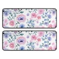 thumbnail image 1 of Kitchen Rugs Sets Of 2,Pioneer Flower Floral Print Pattern Anti Fatigue Kitchen Mat Rugs Non Slip Washable,Decorative Kitchen Floor Mats for Kitchen,Sink,Laundry,17"x47"+17"x47", 1 of 5