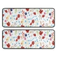 thumbnail image 1 of Kitchen Rugs Sets Of 2,Pioneer Flower Floral Print Pattern Anti Fatigue Kitchen Mat Rugs Non Slip Washable,Decorative Kitchen Floor Mats for Kitchen,Sink,Laundry,17"x47"+17"x47", 1 of 5