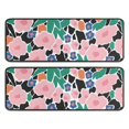 thumbnail image 1 of Kitchen Rugs Sets Of 2,Pioneer Flower Floral Print Pattern Anti Fatigue Kitchen Mat Rugs Non Slip Washable,Decorative Kitchen Floor Mats for Kitchen,Sink,Laundry,17"x47"+17"x47", 1 of 5