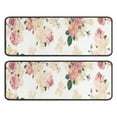 thumbnail image 1 of Kitchen Rugs Sets Of 2,Pioneer Flower Floral Print Pattern Anti Fatigue Kitchen Mat Rugs Non Slip Washable,Decorative Kitchen Floor Mats for Kitchen,Sink,Laundry,17"x47"+17"x47", 1 of 5