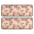 thumbnail image 1 of Kitchen Rugs Sets Of 2,Pioneer Flower Floral Print Pattern Anti Fatigue Kitchen Mat Rugs Non Slip Washable,Decorative Kitchen Floor Mats for Kitchen,Sink,Laundry,17"x47"+17"x47", 1 of 5