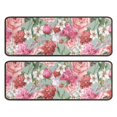 thumbnail image 1 of Kitchen Rugs Sets Of 2,Pioneer Flower Floral Print Pattern Anti Fatigue Kitchen Mat Rugs Non Slip Washable,Decorative Kitchen Floor Mats for Kitchen,Sink,Laundry,17"x47"+17"x47", 1 of 5