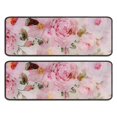 thumbnail image 1 of Kitchen Rugs Sets Of 2,Pioneer Flower Floral Print Pattern Anti Fatigue Kitchen Mat Rugs Non Slip Washable,Decorative Kitchen Floor Mats for Kitchen,Sink,Laundry,17"x47"+17"x47", 1 of 5