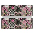 thumbnail image 1 of Kitchen Rugs Sets Of 2,Pioneer Flower Floral Print Pattern Anti Fatigue Kitchen Mat Rugs Non Slip Washable,Decorative Kitchen Floor Mats for Kitchen,Sink,Laundry,17"x47"+17"x47", 1 of 5