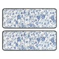 thumbnail image 1 of Kitchen Rugs Sets Of 2,Pioneer Flower Floral Print Pattern Anti Fatigue Kitchen Mat Rugs Non Slip Washable,Decorative Kitchen Floor Mats for Kitchen,Sink,Laundry,17"x47"+17"x47", 1 of 5