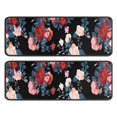 thumbnail image 1 of Kitchen Rugs Sets Of 2,Pioneer Flower Floral Print Pattern Anti Fatigue Kitchen Mat Rugs Non Slip Washable,Decorative Kitchen Floor Mats for Kitchen,Sink,Laundry,17"x47"+17"x47", 1 of 5