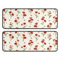 thumbnail image 1 of Kitchen Rugs Sets Of 2,Pioneer Flower Floral Print Pattern Anti Fatigue Kitchen Mat Rugs Non Slip Washable,Decorative Kitchen Floor Mats for Kitchen,Sink,Laundry,17"x47"+17"x47", 1 of 5