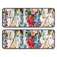 thumbnail image 1 of Kitchen Rugs Sets Of 2,Pioneer Flower Floral Print Pattern Anti Fatigue Kitchen Mat Rugs Non Slip Washable,Decorative Kitchen Floor Mats for Kitchen,Sink,Laundry,17"x47"+17"x47", 1 of 5