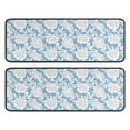 thumbnail image 1 of Kitchen Rugs Sets Of 2,Pioneer Flower Floral Print Pattern Anti Fatigue Kitchen Mat Rugs Non Slip Washable,Decorative Kitchen Floor Mats for Kitchen,Sink,Laundry,17"x47"+17"x47", 1 of 5
