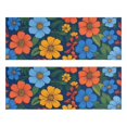 thumbnail image 1 of Kitchen Rugs Sets Of 2,Pioneer Flower Floral Print Pattern Anti Fatigue Kitchen Mat Rugs Non Slip Washable,Decorative Kitchen Floor Mats for Kitchen,Sink,Laundry,17"X47", 1 of 5