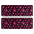 thumbnail image 1 of Kitchen Rugs Sets Of 2,Pioneer Flower Floral Print Pattern Anti Fatigue Kitchen Mat Rugs Non Slip Washable,Decorative Kitchen Floor Mats for Kitchen,Sink,Laundry,17"x47"+17"x47", 1 of 5
