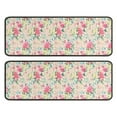 thumbnail image 1 of Kitchen Rugs Sets Of 2,Pioneer Flower Floral Print Pattern Anti Fatigue Kitchen Mat Rugs Non Slip Washable,Decorative Kitchen Floor Mats for Kitchen,Sink,Laundry,17"x47"+17"x47", 1 of 5