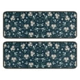 thumbnail image 1 of Kitchen Rugs Sets Of 2,Pioneer Flower Floral Print Pattern Anti Fatigue Kitchen Mat Rugs Non Slip Washable,Decorative Kitchen Floor Mats for Kitchen,Sink,Laundry,17"x47"+17"x47", 1 of 5