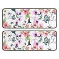 thumbnail image 1 of Kitchen Rugs Sets Of 2,Pioneer Flower Floral Print Pattern Anti Fatigue Kitchen Mat Rugs Non Slip Washable,Decorative Kitchen Floor Mats for Kitchen,Sink,Laundry,17"x47"+17"x47", 1 of 5