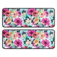 thumbnail image 1 of Kitchen Rugs Sets Of 2,Pioneer Flower Floral Print Pattern Anti Fatigue Kitchen Mat Rugs Non Slip Washable,Decorative Kitchen Floor Mats for Kitchen,Sink,Laundry,17"x47"+17"x47", 1 of 5