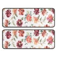 thumbnail image 1 of Kitchen Rugs Sets Of 2,Pioneer Flower Floral Print Pattern Anti Fatigue Kitchen Mat Rugs Non Slip Washable,Decorative Kitchen Floor Mats for Kitchen,Sink,Laundry,17"x47"+17"x47", 1 of 5