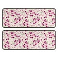 thumbnail image 1 of Kitchen Rugs Sets Of 2,Pioneer Flower Floral Print Pattern Anti Fatigue Kitchen Mat Rugs Non Slip Washable,Decorative Kitchen Floor Mats for Kitchen,Sink,Laundry,17"x47"+17"x47", 1 of 5