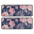 thumbnail image 1 of Kitchen Rugs Sets Of 2,Pioneer Flower Floral Print Pattern Anti Fatigue Kitchen Mat Rugs Non Slip Washable,Decorative Kitchen Floor Mats for Kitchen,Sink,Laundry,17"x47"+17"x47", 1 of 5