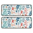 thumbnail image 1 of Kitchen Rugs Sets Of 2,Pioneer Flower Floral Print Pattern Anti Fatigue Kitchen Mat Rugs Non Slip Washable,Decorative Kitchen Floor Mats for Kitchen,Sink,Laundry,17"x47"+17"x47", 1 of 5