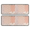 thumbnail image 1 of Kitchen Rugs Sets Of 2,Pioneer Flower Floral Print Pattern Anti Fatigue Kitchen Mat Rugs Non Slip Washable,Decorative Kitchen Floor Mats for Kitchen,Sink,Laundry,17"x47"+17"x47", 1 of 5