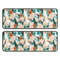 thumbnail image 1 of Kitchen Rugs Sets Of 2,Pioneer Flower Floral Print Pattern Anti Fatigue Kitchen Mat Rugs Non Slip Washable,Decorative Kitchen Floor Mats for Kitchen,Sink,Laundry,17"x47"+17"x47", 1 of 5