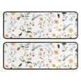 thumbnail image 1 of Kitchen Rugs Sets Of 2,Pioneer Flower Floral Print Pattern Anti Fatigue Kitchen Mat Rugs Non Slip Washable,Decorative Kitchen Floor Mats for Kitchen,Sink,Laundry,17"x47"+17"x47", 1 of 5