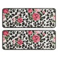 thumbnail image 1 of Kitchen Rugs Sets Of 2,Pioneer Flower Floral Print Pattern Anti Fatigue Kitchen Mat Rugs Non Slip Washable,Decorative Kitchen Floor Mats for Kitchen,Sink,Laundry,17"x47"+17"x47", 1 of 5