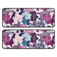 thumbnail image 1 of Kitchen Rugs Sets Of 2,Pioneer Flower Floral Print Pattern Anti Fatigue Kitchen Mat Rugs Non Slip Washable,Decorative Kitchen Floor Mats for Kitchen,Sink,Laundry,17"x47"+17"x47", 1 of 5