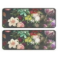 thumbnail image 1 of Kitchen Rugs Sets Of 2,Pioneer Flower Floral Print Pattern Anti Fatigue Kitchen Mat Rugs Non Slip Washable,Decorative Kitchen Floor Mats for Kitchen,Sink,Laundry,17"x47"+17"x47", 1 of 5