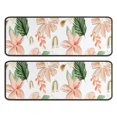 thumbnail image 1 of Kitchen Rugs Sets Of 2,Pioneer Flower Floral Print Pattern Anti Fatigue Kitchen Mat Rugs Non Slip Washable,Decorative Kitchen Floor Mats for Kitchen,Sink,Laundry,17"x47"+17"x47", 1 of 5