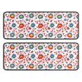 thumbnail image 1 of Kitchen Rugs Sets Of 2,Pioneer Flower Floral Print Pattern Anti Fatigue Kitchen Mat Rugs Non Slip Washable,Decorative Kitchen Floor Mats for Kitchen,Sink,Laundry,17X47 Inch, 1 of 5