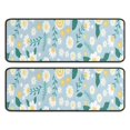 thumbnail image 1 of Kitchen Rugs Sets Of 2,Pioneer Flower Floral Print Pattern Anti Fatigue Kitchen Mat Rugs Non Slip Washable,Decorative Kitchen Floor Mats for Kitchen,Sink,Laundry,17"x47"+17"x47", 1 of 5