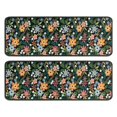 thumbnail image 1 of Kitchen Rugs Sets Of 2,Pioneer Flower Floral Print Pattern Anti Fatigue Kitchen Mat Rugs Non Slip Washable,Decorative Kitchen Floor Mats for Kitchen,Sink,Laundry,17"x47"+17"x47", 1 of 5