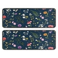thumbnail image 1 of Kitchen Rugs Sets Of 2,Pioneer Flower Floral Print Pattern Anti Fatigue Kitchen Mat Rugs Non Slip Washable,Decorative Kitchen Floor Mats for Kitchen,Sink,Laundry,17"x47"+17"x47", 1 of 5