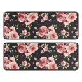thumbnail image 1 of Kitchen Rugs Sets Of 2,Pioneer Flower Floral Print Pattern Anti Fatigue Kitchen Mat Rugs Non Slip Washable,Decorative Kitchen Floor Mats for Kitchen,Sink,Laundry,17"x47"+17"x47", 1 of 5