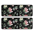 thumbnail image 1 of Kitchen Rugs Sets Of 2,Pioneer Flower Floral Print Pattern Anti Fatigue Kitchen Mat Rugs Non Slip Washable,Decorative Kitchen Floor Mats for Kitchen,Sink,Laundry,17"x47"+17"x47", 1 of 5