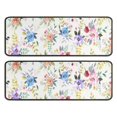 thumbnail image 1 of Kitchen Rugs Sets Of 2,Pioneer Flower Floral Print Pattern Anti Fatigue Kitchen Mat Rugs Non Slip Washable,Decorative Kitchen Floor Mats for Kitchen,Sink,Laundry,17"x47"+17"x47", 1 of 5