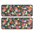thumbnail image 1 of Kitchen Rugs Sets Of 2,Pioneer Flower Floral Print Pattern Anti Fatigue Kitchen Mat Rugs Non Slip Washable,Decorative Kitchen Floor Mats for Kitchen,Sink,Laundry,17"x47"+17"x47", 1 of 5