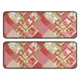 thumbnail image 1 of Kitchen Rugs Sets Of 2,Pioneer Flower Floral Print Pattern Anti Fatigue Kitchen Mat Rugs Non Slip Washable,Decorative Kitchen Floor Mats for Kitchen,Sink,Laundry,17"x47"+17"x47", 1 of 5