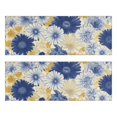 thumbnail image 1 of Kitchen Rugs Sets Of 2,Pioneer Flower Floral Print Pattern Anti Fatigue Kitchen Mat Rugs Non Slip Washable,Decorative Kitchen Floor Mats for Kitchen,Sink,Laundry,17"X47", 1 of 5