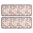 thumbnail image 1 of Kitchen Rugs Sets Of 2,Pioneer Flower Floral Print Pattern Anti Fatigue Kitchen Mat Rugs Non Slip Washable,Decorative Kitchen Floor Mats for Kitchen,Sink,Laundry,17"x47"+17"x47", 1 of 5