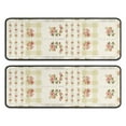 thumbnail image 1 of Kitchen Rugs Sets Of 2,Pioneer Flower Floral Print Pattern Anti Fatigue Kitchen Mat Rugs Non Slip Washable,Decorative Kitchen Floor Mats for Kitchen,Sink,Laundry,17"x47"+17"x47", 1 of 5