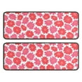 thumbnail image 1 of Kitchen Rugs Sets Of 2,Pioneer Flower Floral Print Pattern Anti Fatigue Kitchen Mat Rugs Non Slip Washable,Decorative Kitchen Floor Mats for Kitchen,Sink,Laundry,17"x47"+17"x47", 1 of 5
