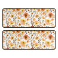 thumbnail image 1 of Kitchen Rugs Sets Of 2,Pioneer Flower Floral Print Pattern Anti Fatigue Kitchen Mat Rugs Non Slip Washable,Decorative Kitchen Floor Mats for Kitchen,Sink,Laundry,17"x47"+17"x47", 1 of 5