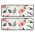 thumbnail image 1 of Kitchen Rugs Sets Of 2,Pioneer Flower Floral Print Pattern Anti Fatigue Kitchen Mat Rugs Non Slip Washable,Decorative Kitchen Floor Mats for Kitchen,Sink,Laundry,17"x47"+17"x47", 1 of 5