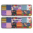 thumbnail image 1 of Kitchen Rugs Sets Of 2,Pioneer Flower Floral Print Pattern Anti Fatigue Kitchen Mat Rugs Non Slip Washable,Decorative Kitchen Floor Mats for Kitchen,Sink,Laundry,17"x47"+17"x47", 1 of 5